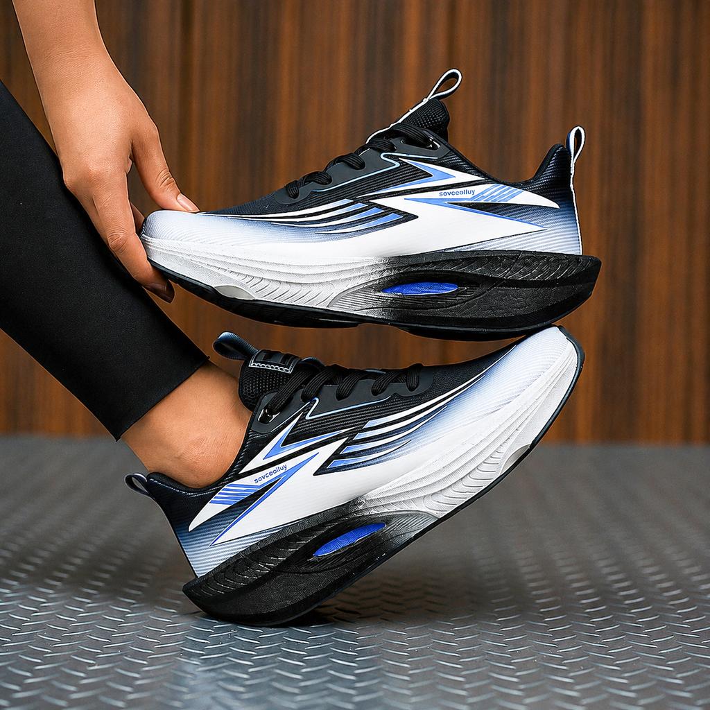 Marathon Running Shoes Men Sneakers Carbon Plate Shock-Absorbing HardWearing Unisex Comfortable Athletic Outdoor Sports Shoes