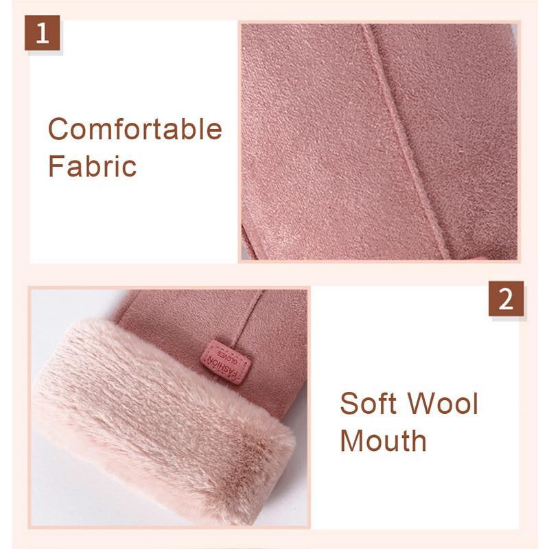 Mode Damhandskar Höst Vinter Söta Pälsiga Varma Vantar Helfingervantar Dam Utomhussport Damhandskar Skärm4.7Mer än 5000 köp