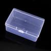 Transparent Rectangular Plastic Cotton Pad Storage Box