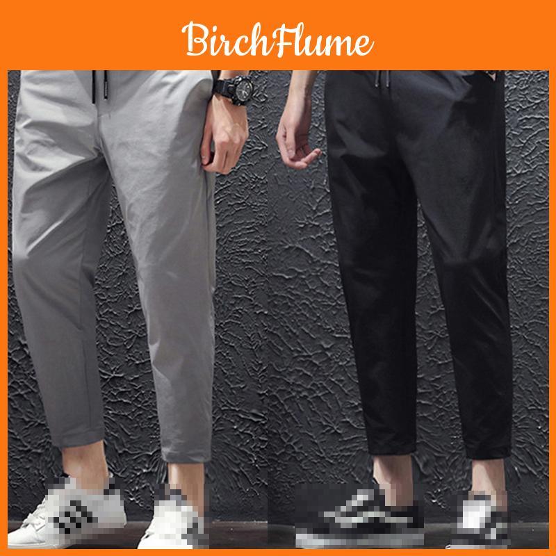Pantaloni Jogger da Uomo Slim Fit con Vita Elastica e Tasche Laterali per Uso Casual