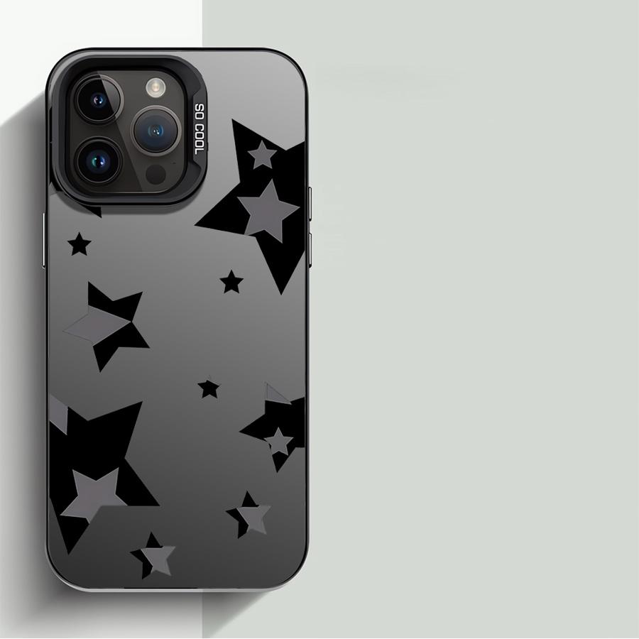 Five Pointed Star Case for OPPO A15 A17 A37 A53 A55 A57 A38 A74 A76 A78 A94 A98 Reno 7 8T 5G 7Z 10 Pro Capa Cover