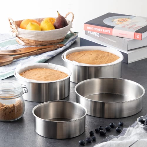 Endo Shoji Commercial Cheesecake Decorating Pan, 15cm, Shallow, 18-8 Stainless Steel, WDK01015