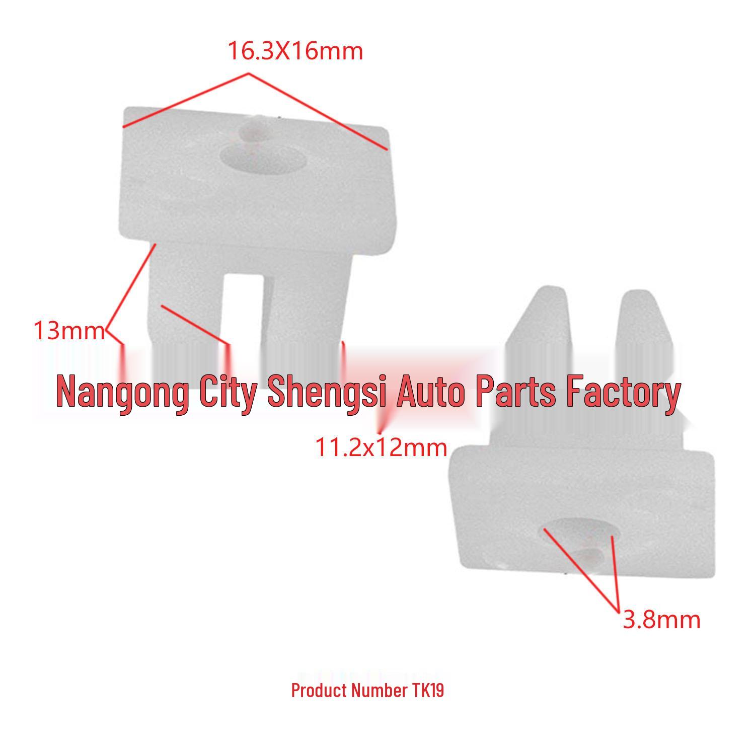 

Car Fog Light Installation Kit: Trim Clips and Self-Tapping Screws 10000 Pieces