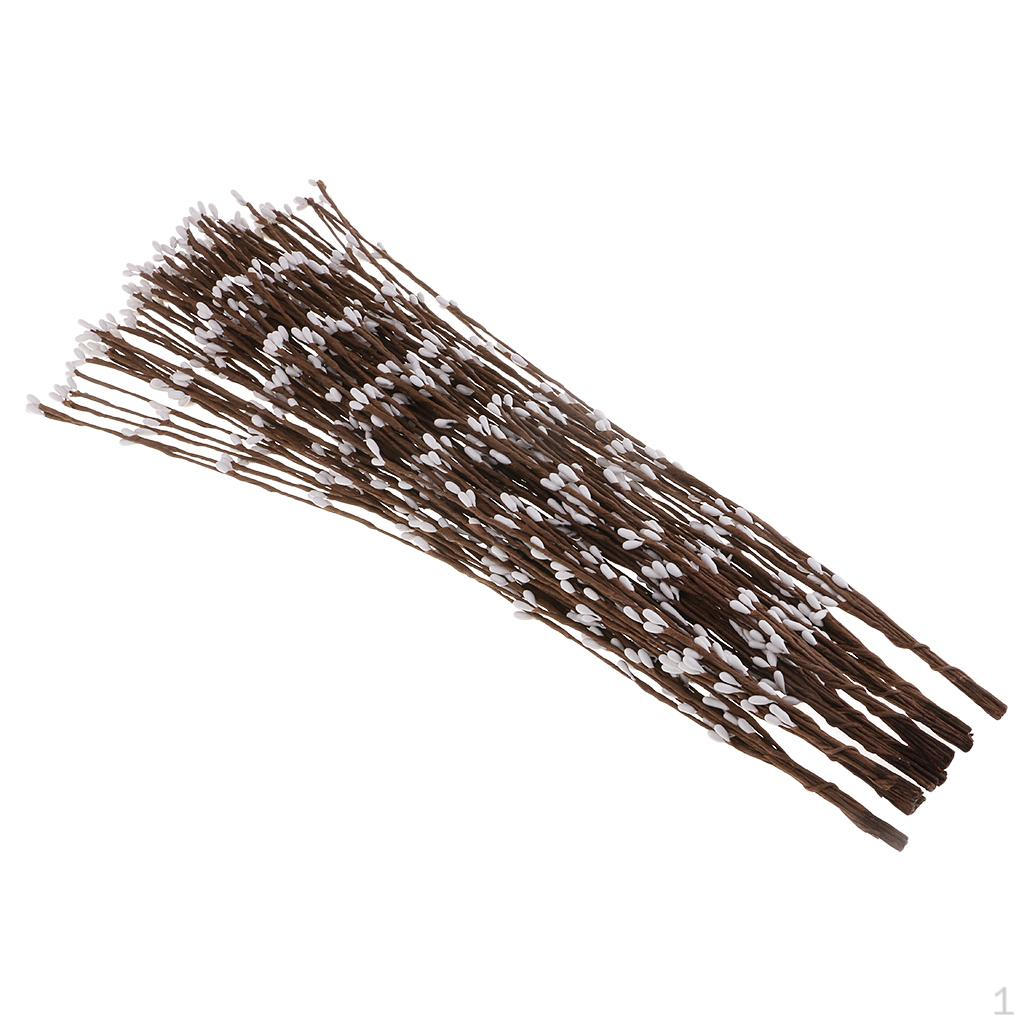 

100 Pieces Each Pack, Pip Garland Garland, Artificial Floral Materials for DIY Decoration, Parties білий