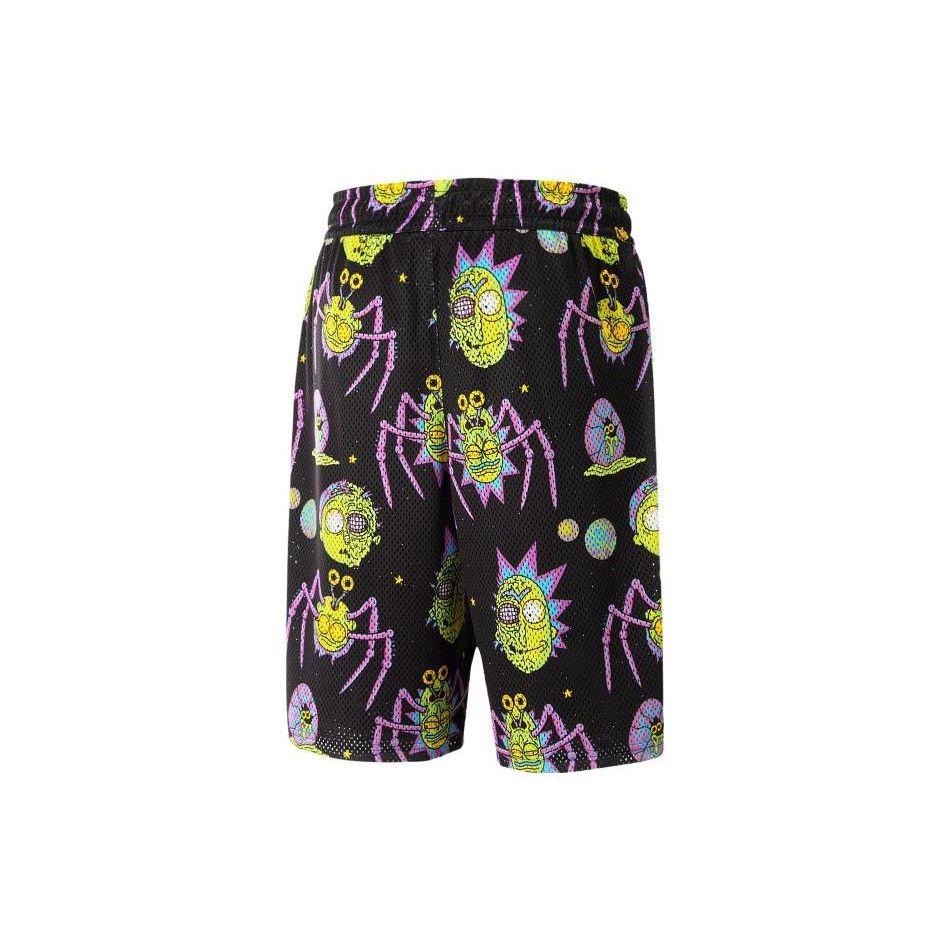 Puma Ss23 Printed Elastic Waist Casual Shorts Men Shorts Black 537099-01