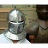 Medieval Close Helmet Battle Ready Knight Armor Helmet 18 Gauge