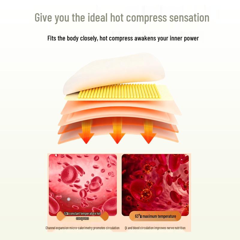 Herbal Mugwort Self-Heating Essential Oil Patch for Cervical, Lumbar Spine & Abdomen Relief