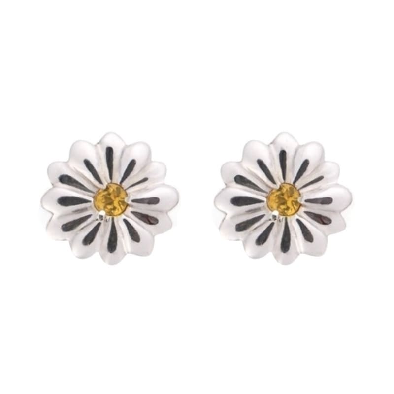 BELLOOGGI Daisy Sapphire earring(S) Daisy Yellow Sapphire Earrings