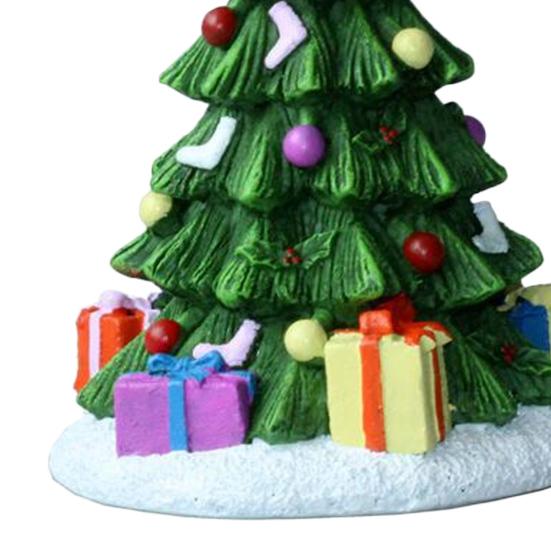 Christmas Tree Aquarium Ornament Realistic Appearance Fish Tank Decoration Resin Figurine Landscape Decor