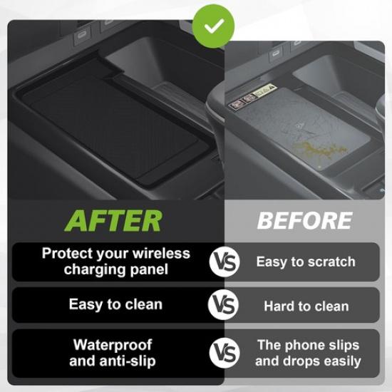 For 2025+ Toyota Camry Wireless Charging Anti-Slip Mat Protector Pad Accessories