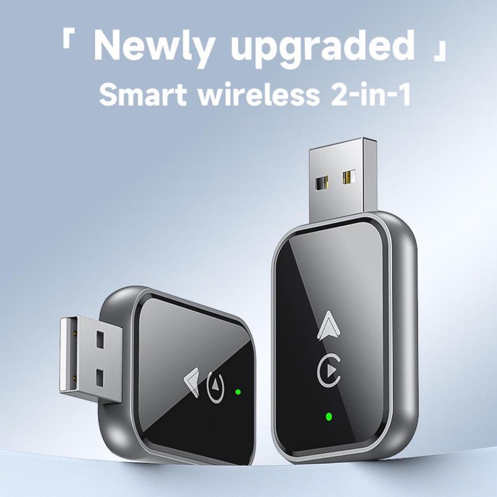 Wireless CarPlay & Android Auto 2-in-1 Adapter for Seamless Car Navigation