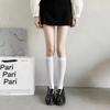 Stockings Summer Thin Thigh High Black White Socks Lolita Cute Solid Over the Knee White Stockings Socks