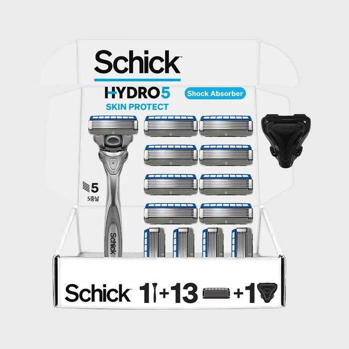 Лезвия Schick_Chick Hydro5 Skin Pro 13 шт. + Бритва + Чехол 1 Musk scent