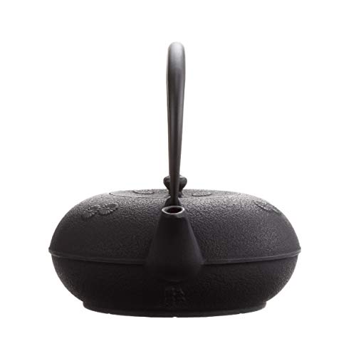 Nambu Ironware Oigen Iron Kettle Shinonome Kogiku Direct Fire IH Compatible Made In Japan Kogiku Nanbu Iron Kettle Oigen Casting 1.0L H-310