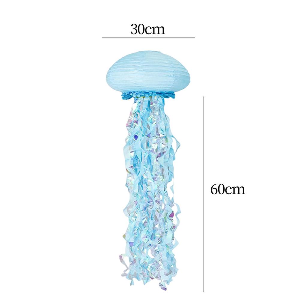 Creative Jellyfish Paper Lantern Decor Under The Sea Party Bright and Beautiful for Home Wedding Birthday Party Girls Children