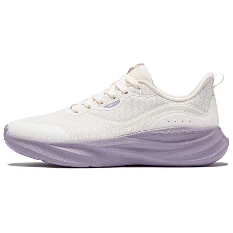 Hongxing Erke Manbu 2 Trendy Versatile Shock Absorbing Non-Slip Low-Top Casual Running Shoes Women sneaker White Purple 52125203430-004