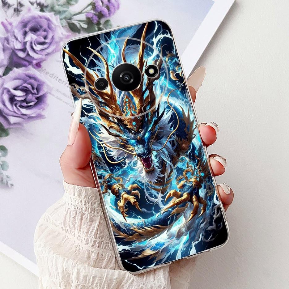 For Xiaomi Redmi A3 A3x Case RedmiA4 New Fashion Painted Cover Clear Silicone Soft Slim Phone Case For Xiaomi Redmi A3 Pro Shell