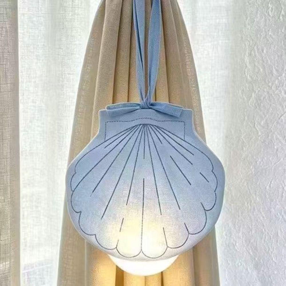 3 color Bedside Lamp Shell shape Atmosphere Lamp Simple Hanging Lamp Children's Room