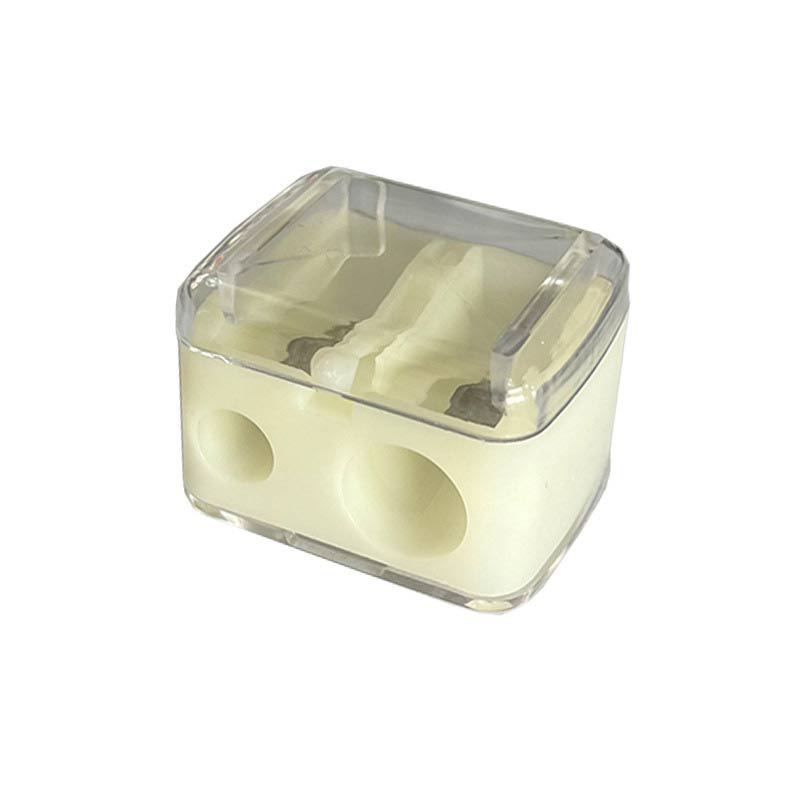 Dvouotvorové ořezávátko na make-up Tužka na make-up Víceúčelové mechanické přesné ořezávátko pro kosmetické kancelářské školní potřeby