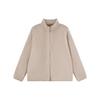 Women's Coral Fleece Stand Collar Zipper Jacket - Double-Sided Plush, Velvet-Enhanced, Thickened Winter Outwear