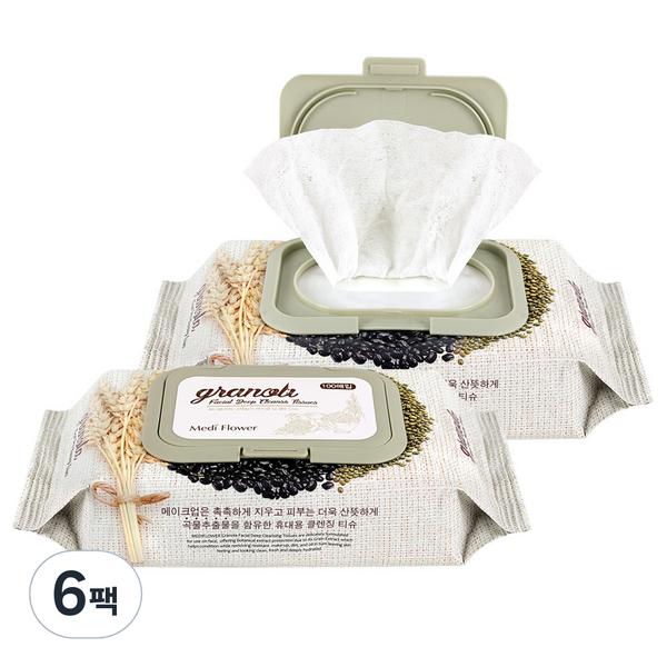 

Medi Flower Granola Deep Cleansing Tissue, 100 покупок, 6 упаковок Известная корейская косметика, популярные продукты