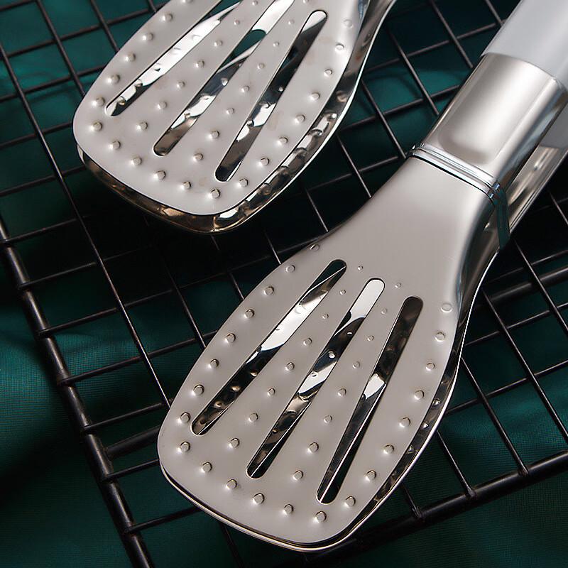 ZISIZ Stainless Steel Anti-Scalding Food Tongs