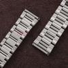 20mm22mm Stainless Steel Three Beads Strap Fashion Sliver Adjustable New Smart Universal Watch Band Women Men Watchbands Correas