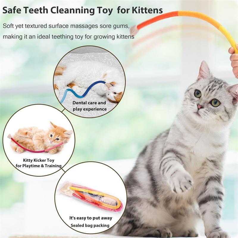 

Retro Shaw Cat Toys Chew Rope, Catnip Ropes Toy For Indoor Cat, Cats String Safe Teeth Cleaning Toy фиолетовый