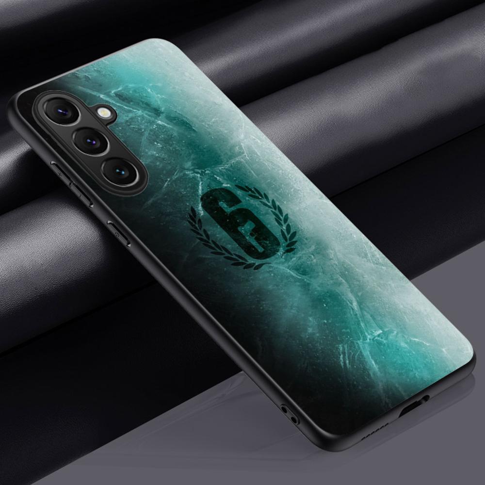 

Rainbows Sieges 6 hot game poster Phone Case For Samsung Galaxy S26 S25 S24 S23 S22 S21 Plus Ultra Note20 Soft Black Galaxy S21 5G