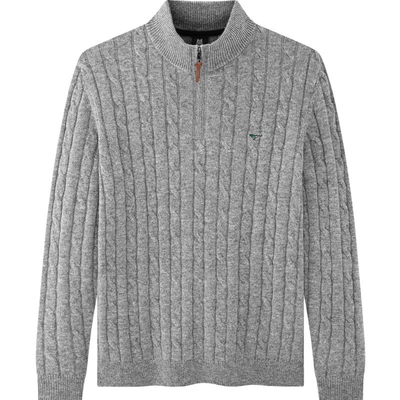 Septwolves Men s Pure Wool Half-High Collar Sweater XL