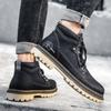 Fashion Autumn and winter men's boots Retro and British styles Outdoor Fashion Street Warm trendy youth shoes high quality 38-47