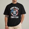 Vtipné Amerika Chuck Jo Vlastenecké USA Chuck Norris Unisex Tričko Unisex Tričko