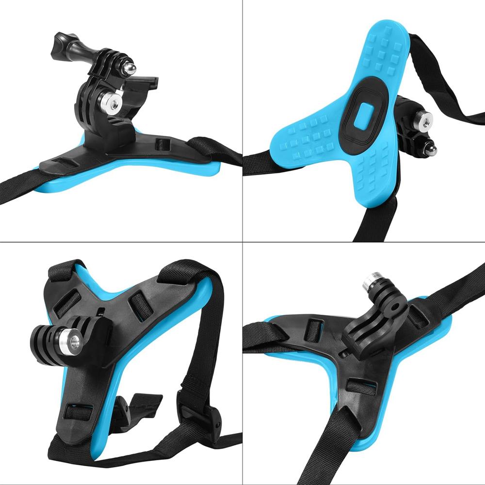 Motorcycle Helmet Strap Mount Phone Stand Holder For GoPro Hero 12 11 Insta360 X4 Action Sports Camera Mobile Phone Accessories