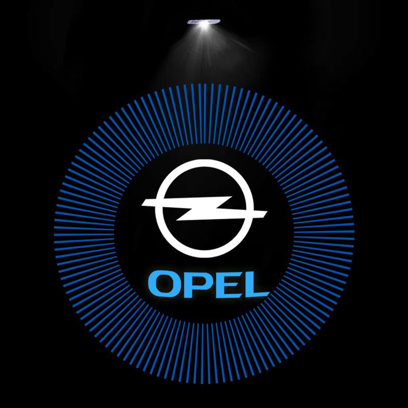 2pcs High-definition  Welcome Light Projection Light for Car Doors For Opel Ignia Astra Antara Meriva Zafira H G Corsa