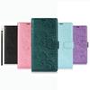 Leather Wallet Flip Protective Cover Wrist Strap Card Slots Holder Pocket Emboss Rose Flower Stand Case for Samsung Galaxy A12 A13 A26 A15 A16 A25 A31