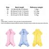 Adjustable Cat Recovery Suit Breathable Solid Color Pet Anti-Lick Suit Soft Comfortable Cat Sterilization Suit Wounds Recovery