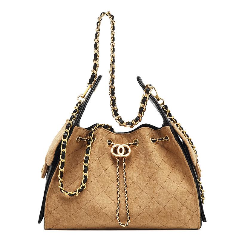 Damentasche im Xiaoxiang-Stil, Leichter Luxus, Modische Bucket Bag, Achseltasche, Umhängetasche