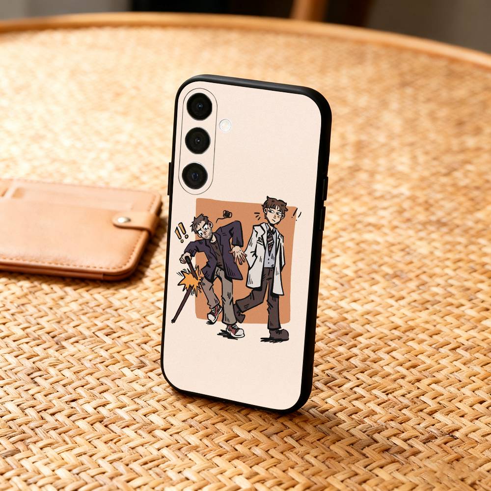 

W-Wilson and H-House Hilson Phone Case For Samsung A73,72,71,53,52,51,22,91,80, Soft Black Cover Samsung a72