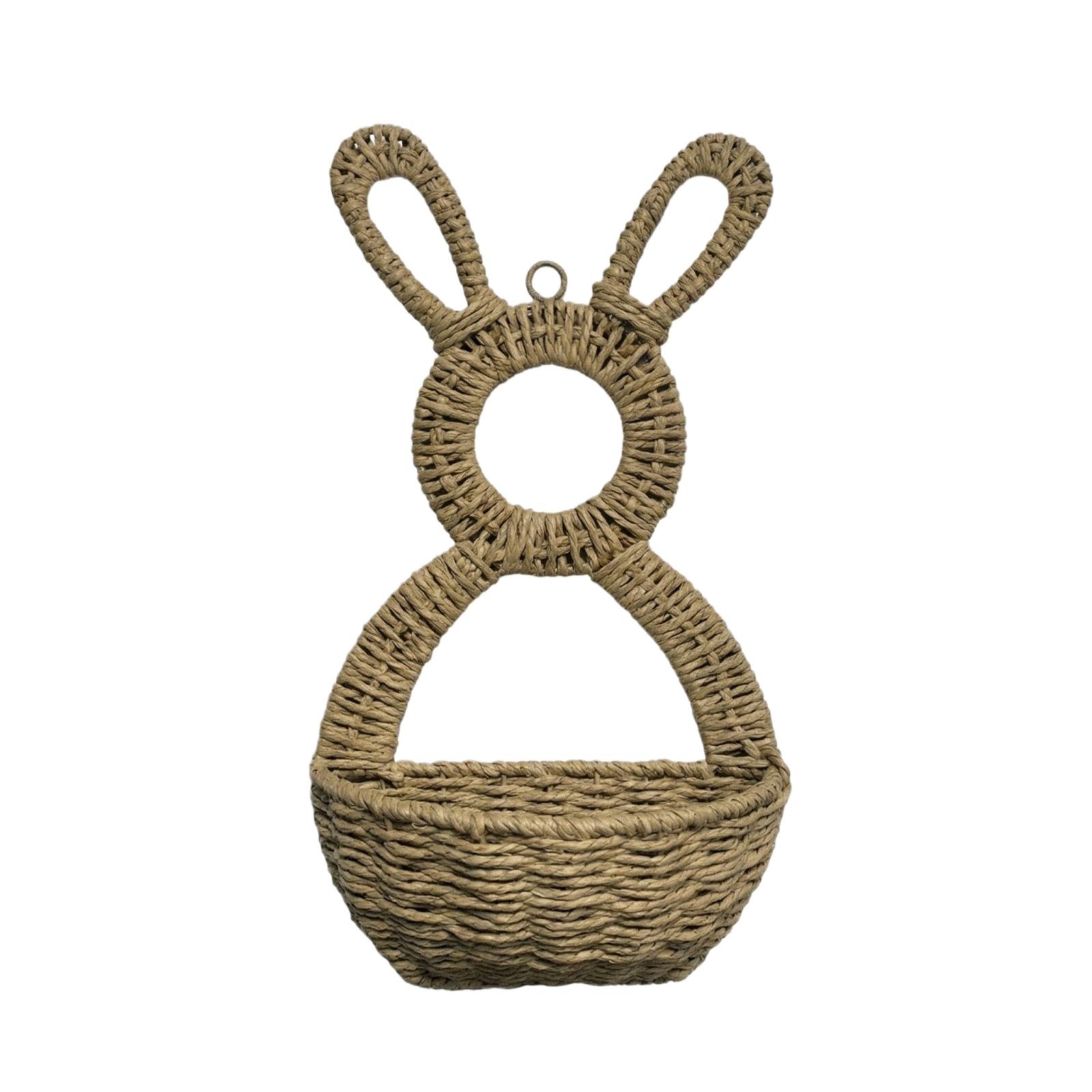 

Easter Storage Basket – This Adorable Basket, Made From Handwoven Paper Rope And Wire, Is The Perfect Choice For Easter Celebrations. One Size коричневый