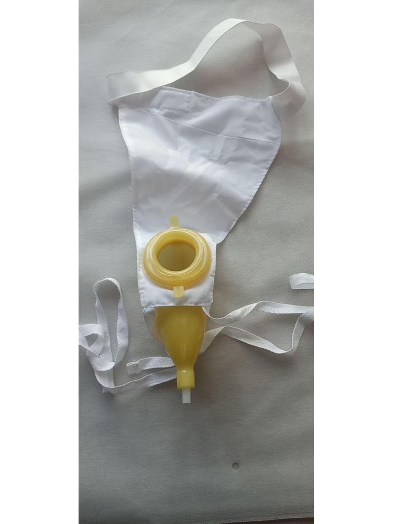 Elderly Male Urine Collection Pants - Odor-Proof Device for Bedridden Use