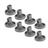 8PCS Dishwasher Rack Wheel ABS High Strength Dishwasher Lower Dish Rack Wheel Replacement