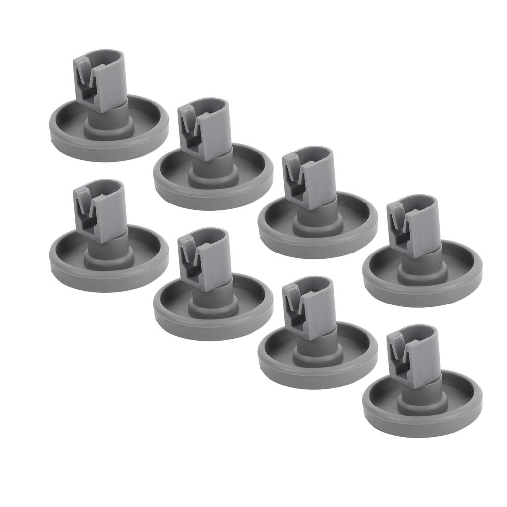 8PCS Dishwasher Rack Wheel ABS High Strength Dishwasher Lower Dish Rack Wheel Replacement