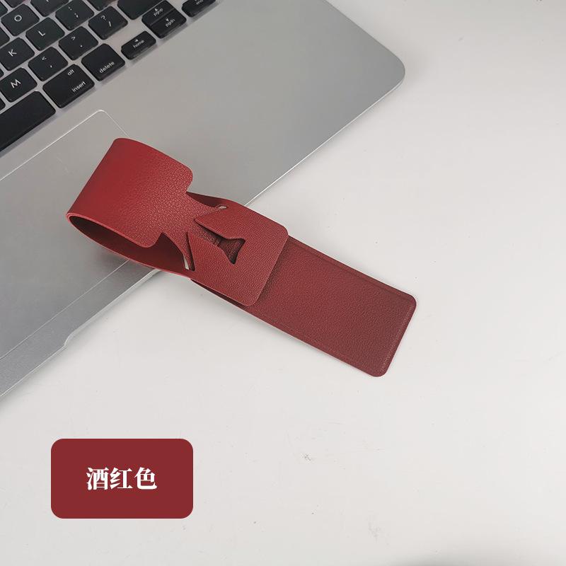 Hollow-out Aircraft Leather Luggage Tag Long Strip Hot-pressed Transparent Diaphragm Boarding Pass Pu Leather Luggage Tag