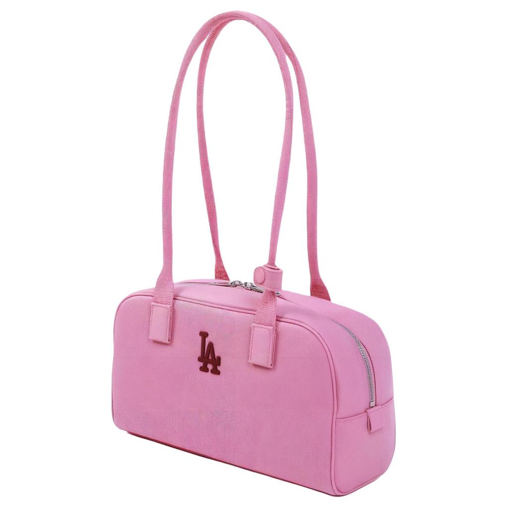 New MLB Polyester Handbag Shoulder Bag Regular Women's Dark Pink 3ABQL054N-07PKD