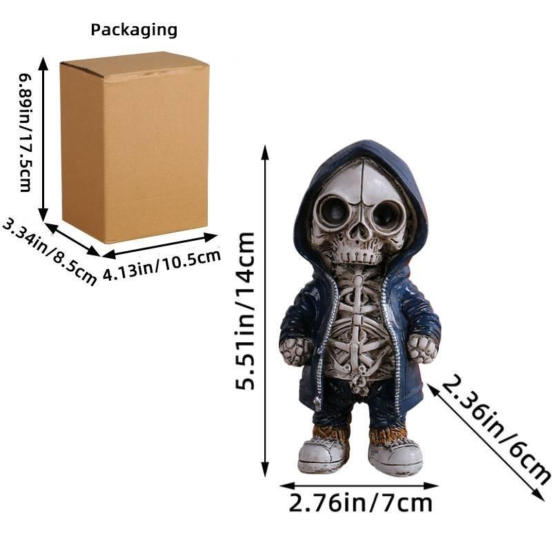 

Unique Resin Skeleton Figurine In Versatile Colors For Halloween And Christmas Decor