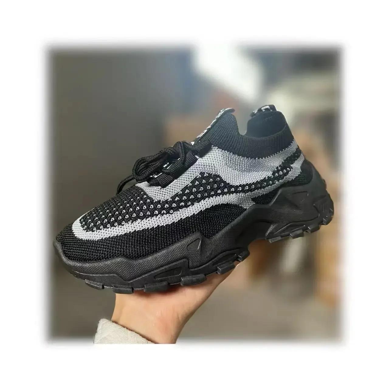 

2024 Женские Кроссовки на Танкетке со Шнуровкой Дышащая Спортивная Обувь Повседневная Женская Обувь На Платформе Женская Вулканизированная Обувь Zapatillas 36 чёрный