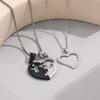 Women's Premium Titanium Steel Clavicle Necklace with Heart Pendant - Non-Fading, Simple, Elegant Design