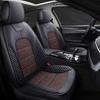 1pc All-Season Universal Car Seat Cushion – Breathable Nappa Leather & Linen-Texture Fabric, Fit for Most Cars, SUVs, and Trucks