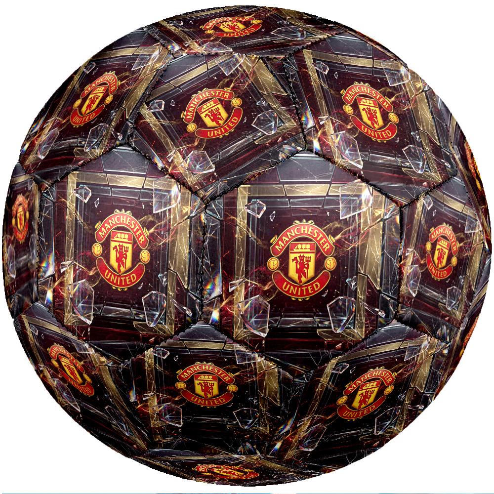 Pallone da calcio tema Manchester United Taglia 5 Pallone da calcio Tocco Morbido Pallone da calcio per Allenamento Professionale per Sport all'Aperto