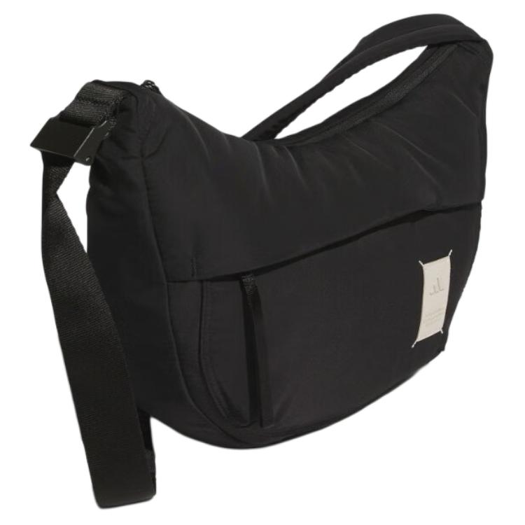 New Adidas Recycled Polyester Shoulder Bag Women's Black JF0732